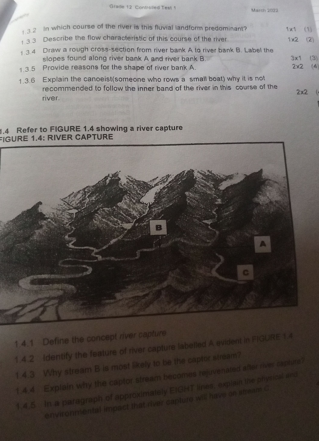 1.3.2 In which course of the river is this