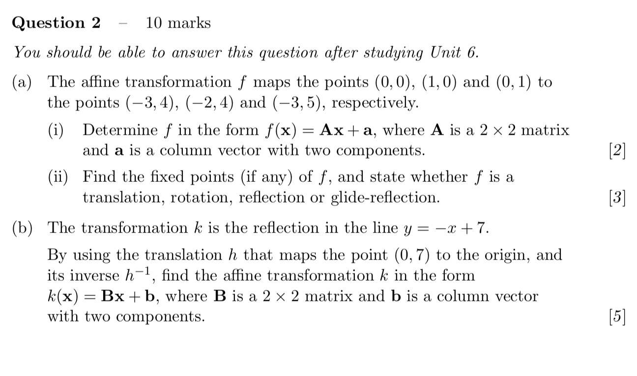 Question 2 - 10 marks You should be able to | StudyX