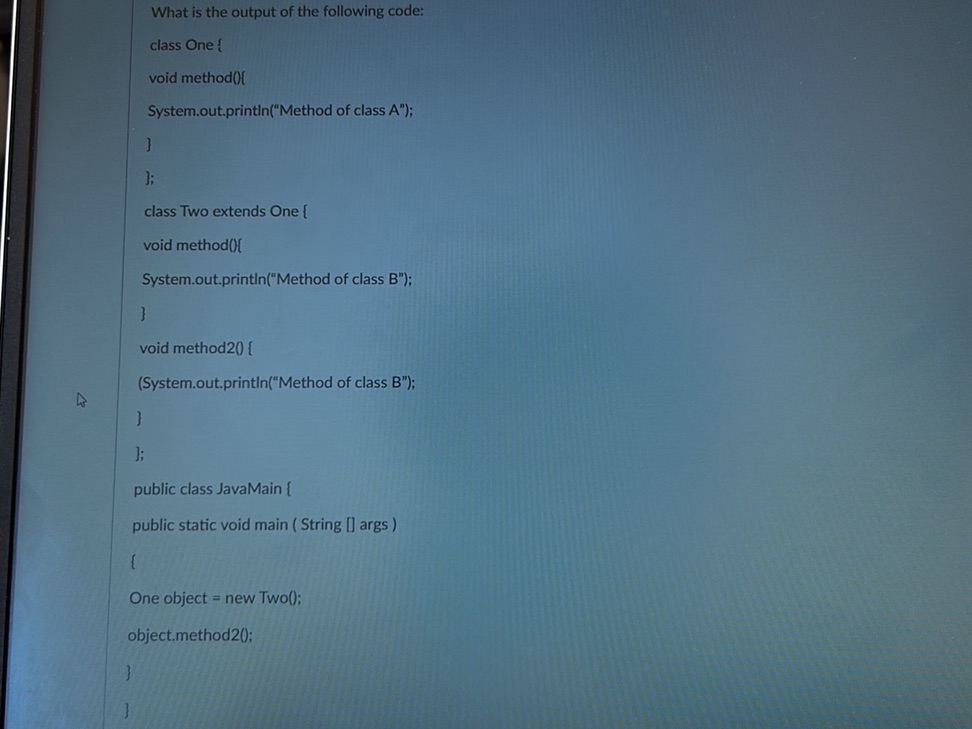 What is the output of the following code: | StudyX