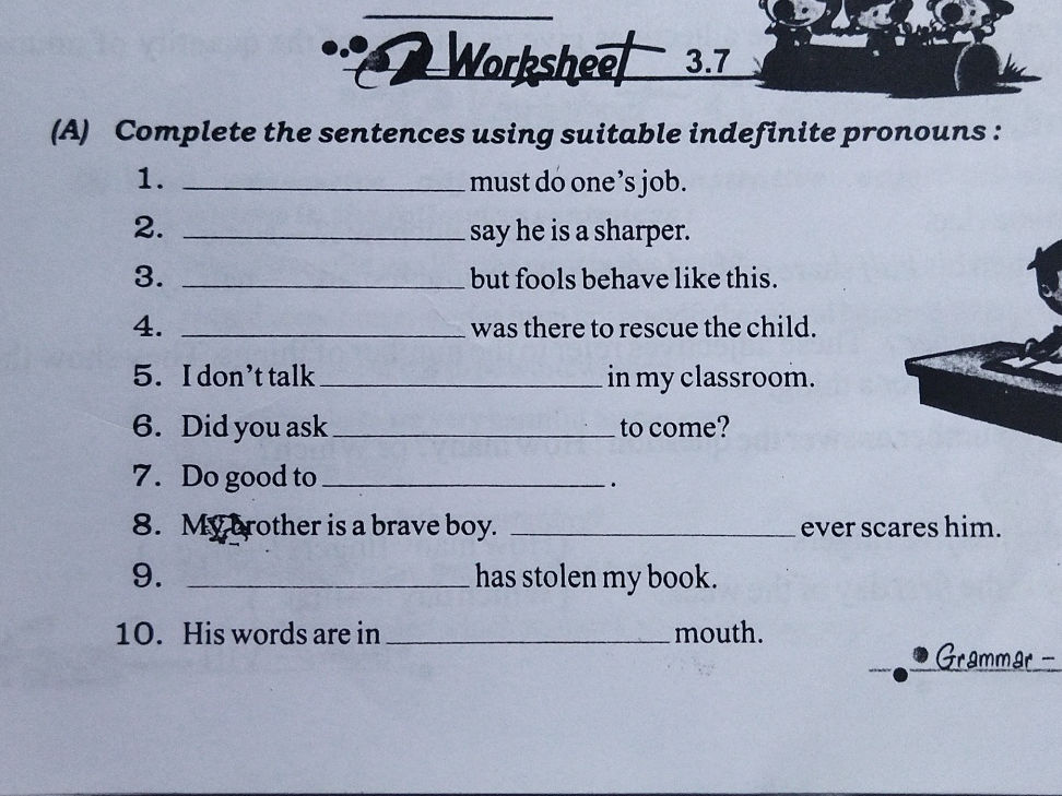 (A) Complete the sentences using suitable | StudyX