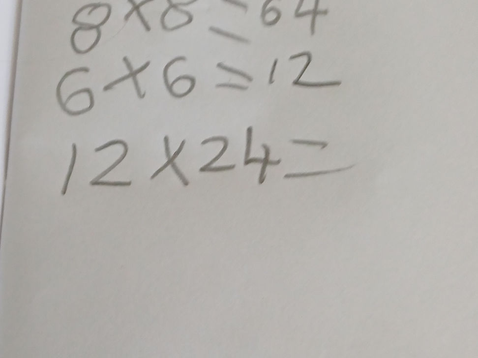 Multiplication problem: 12 x 24 | StudyX