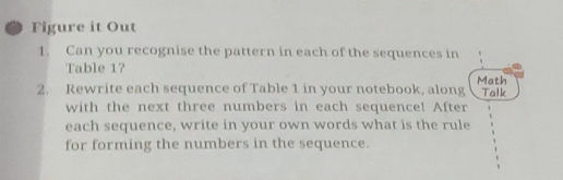 1. Can you recognise the pattern in each of | StudyX