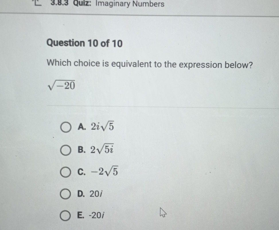 Which choice is equivalent to the expression | StudyX