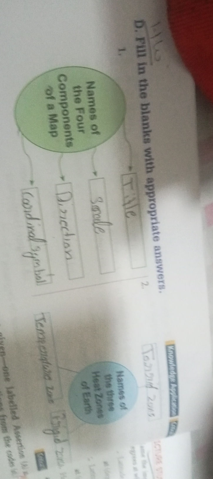 D Fill D. Fill in the blanks with appropriate | StudyX
