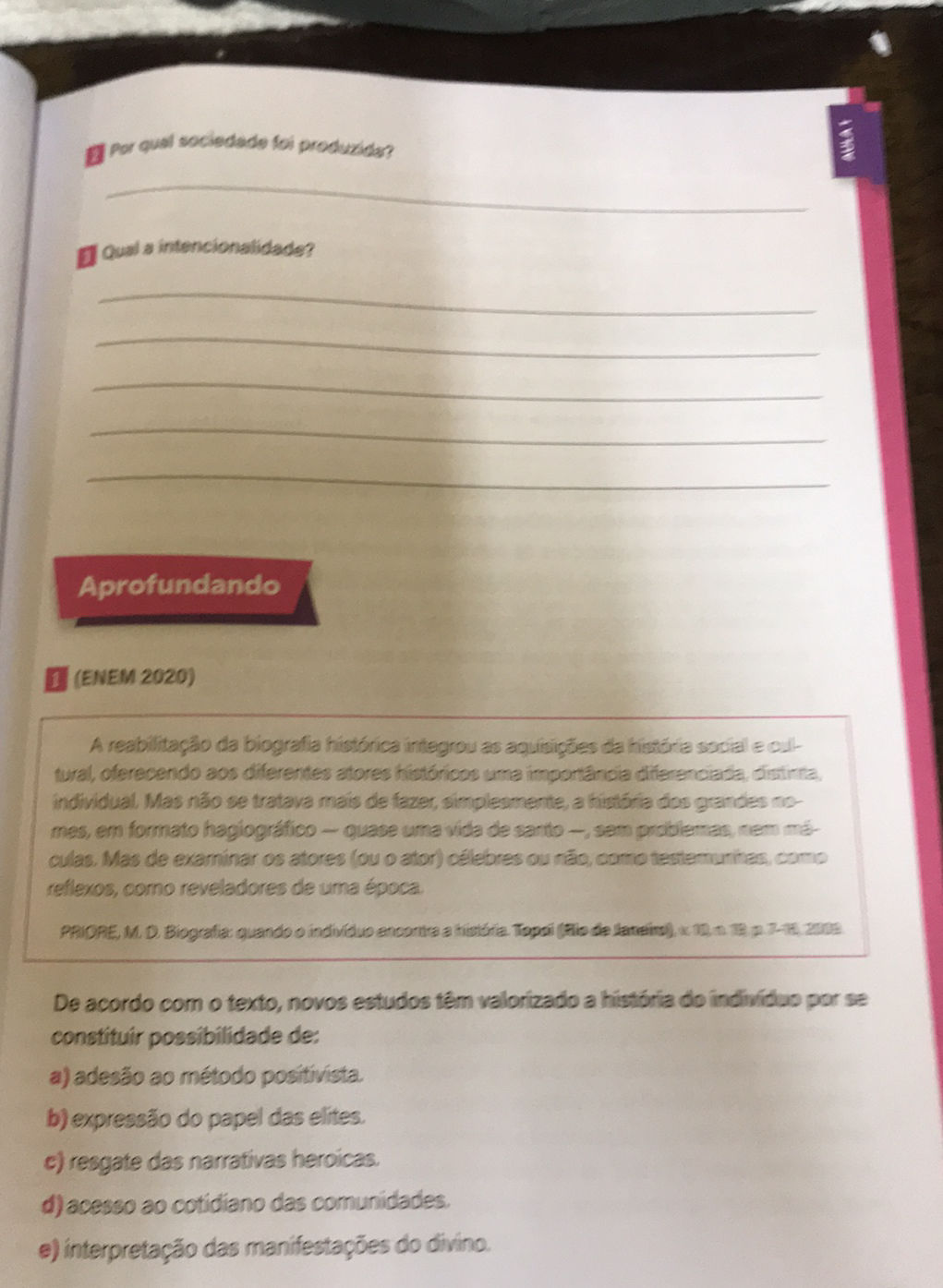1 Por qual sociedade foi produzida? 2 Qual | StudyX