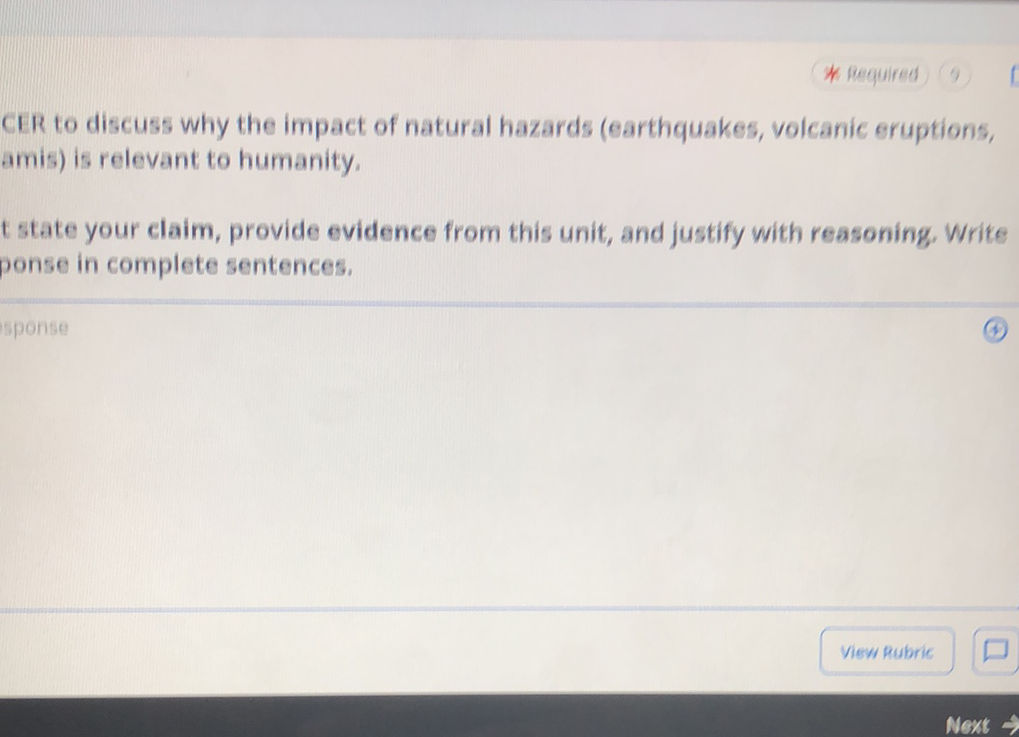 Cer To Discuss Why The Impact Of Natural Studyx
