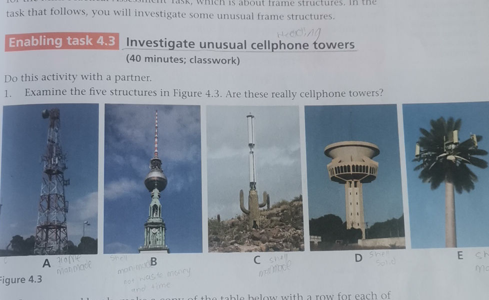 1. Examine the five structures in Figure | StudyX