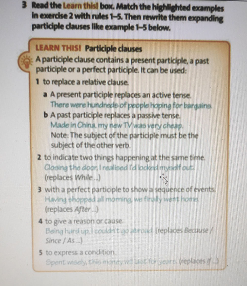 3 Read the Learn this! box. Match the | StudyX