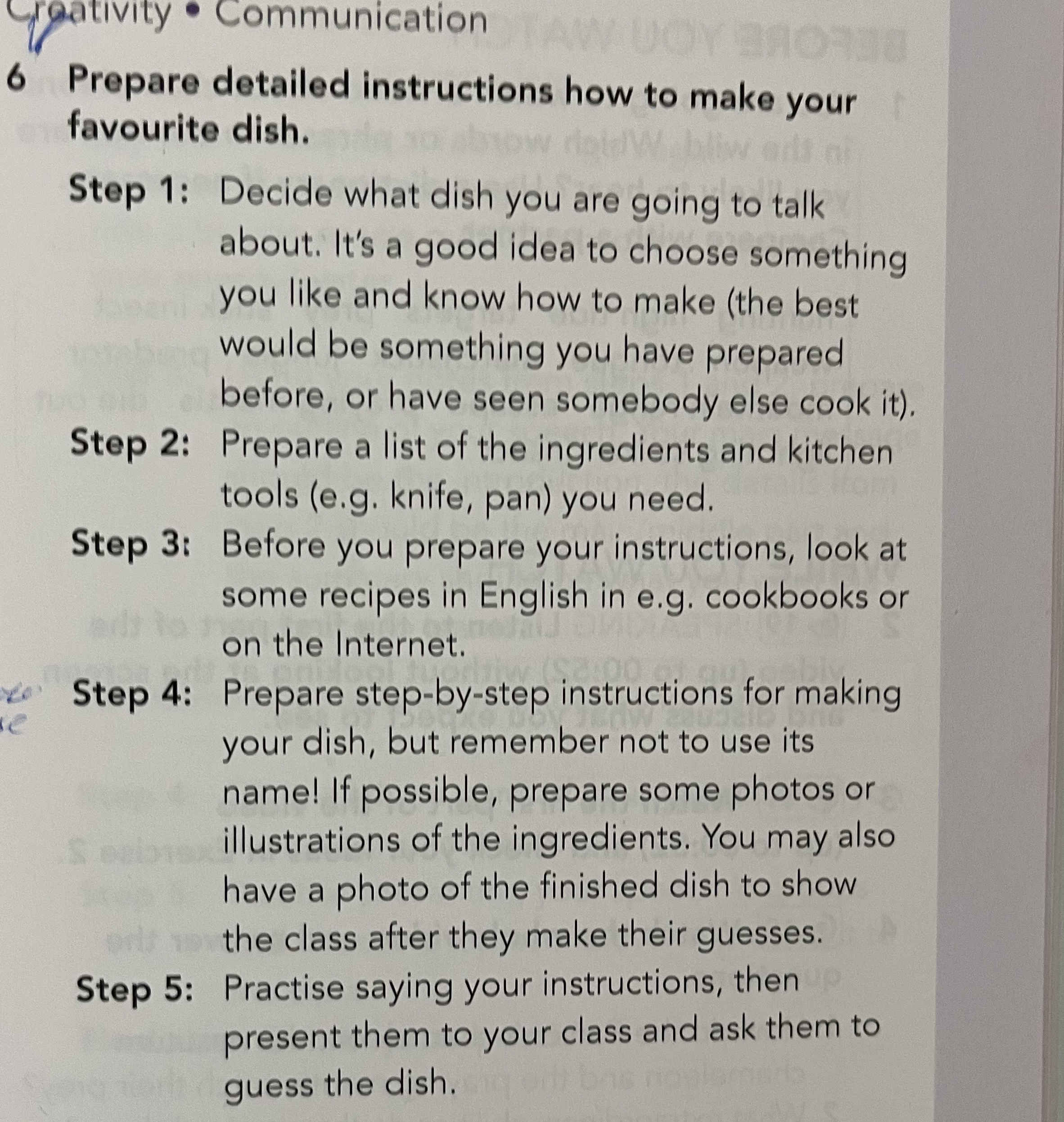 6 Prepare detailed instructions how to make | StudyX