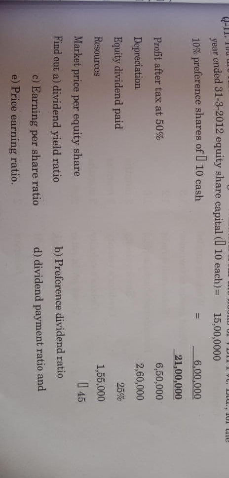 Q-11. You are given the following | StudyX