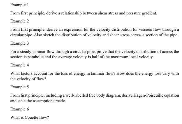 Example 1 From first principle, derive a | StudyX