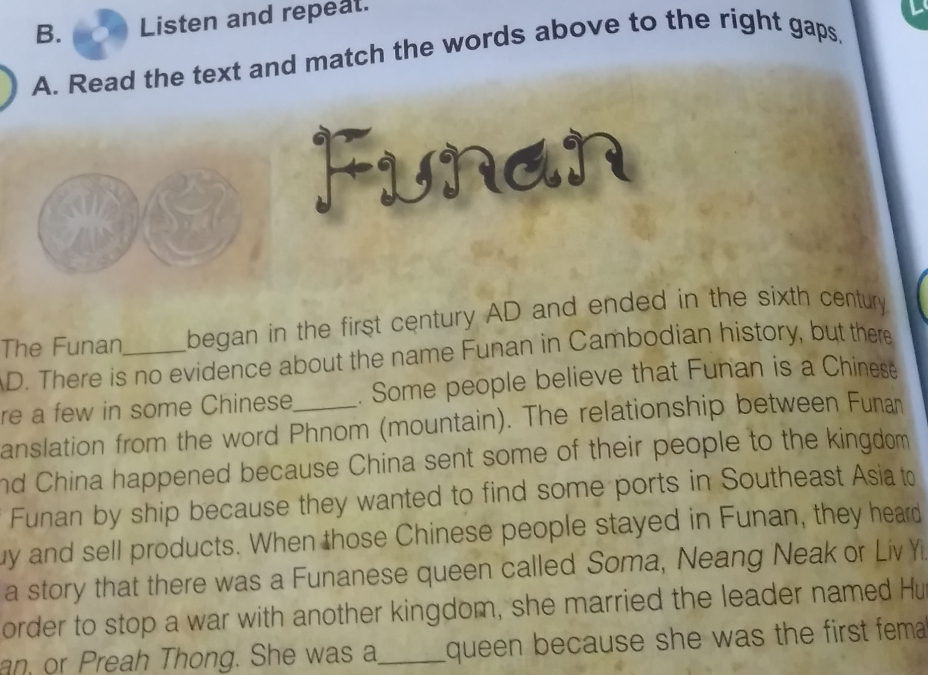 A. Read the text and match the words above | StudyX
