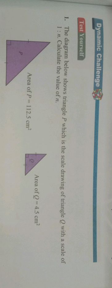 1. The diagram below shows triangle P which | StudyX