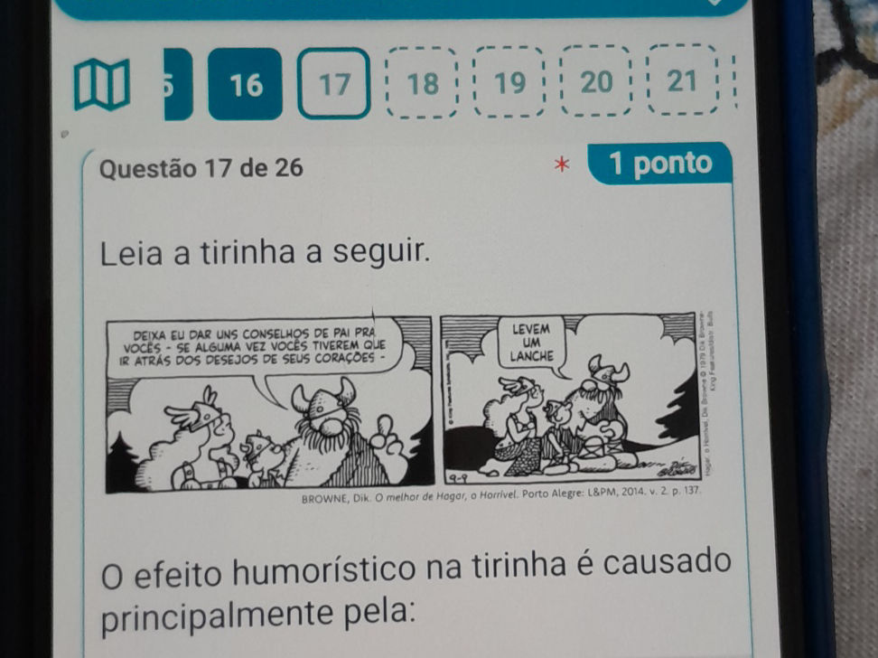 Leia a tirinha a seguir. DEIXA EU DAR UNS | StudyX