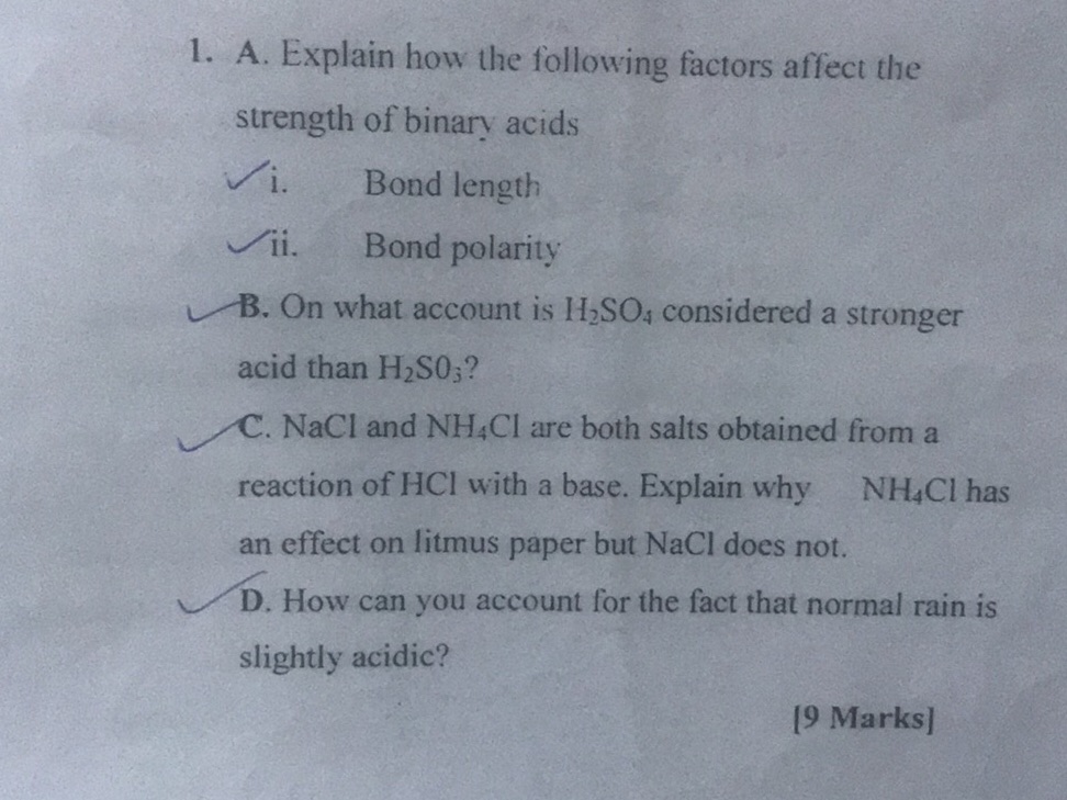1. A. Explain how the following factors | StudyX