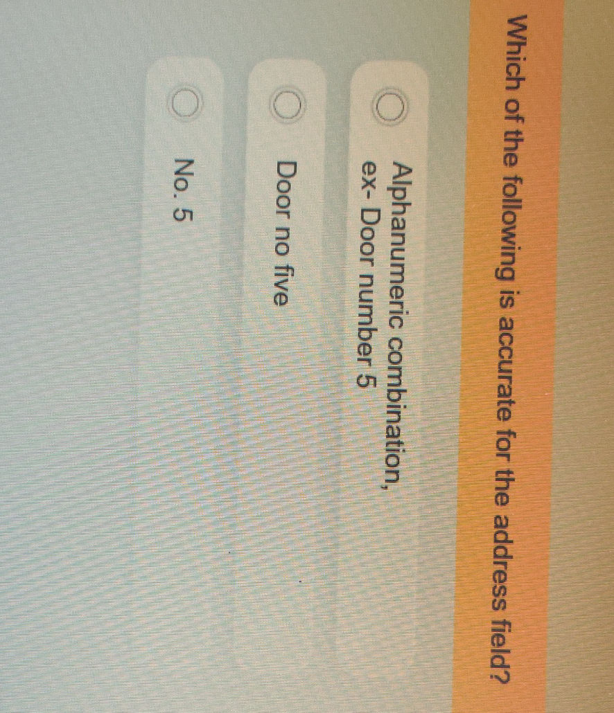 Which of the following is accurate for the | StudyX