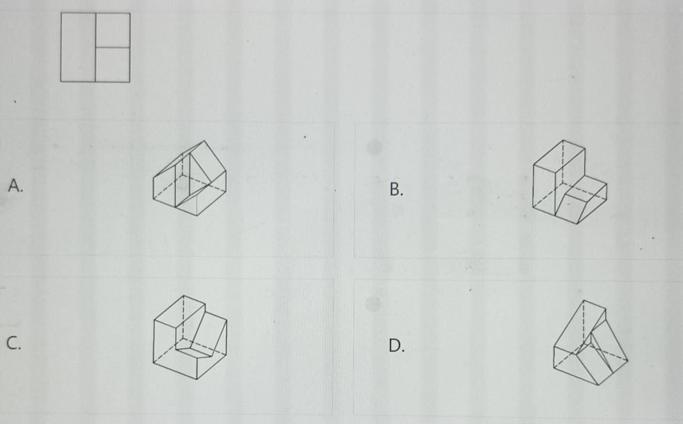 Which of the following 3D shapes represents | StudyX