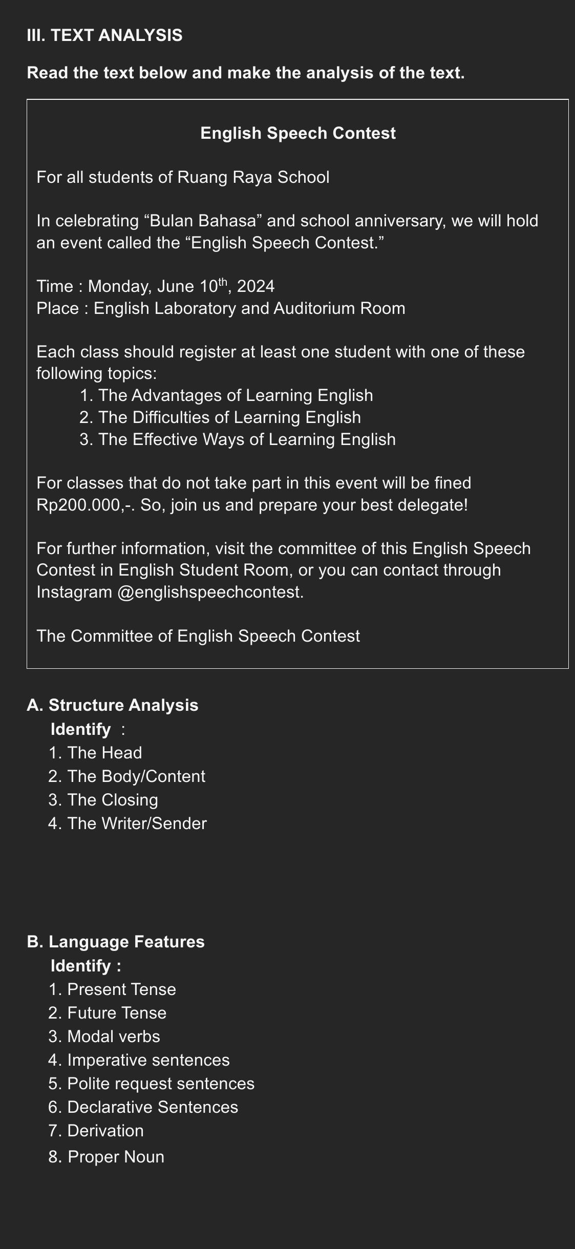 III. TEXT ANALYSIS Read the text below and | StudyX