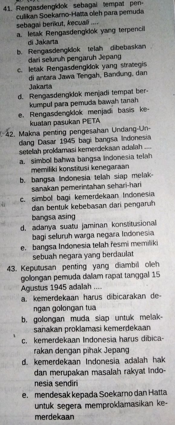 41. Rengasdengklok sebagai tempat penculikan | StudyX