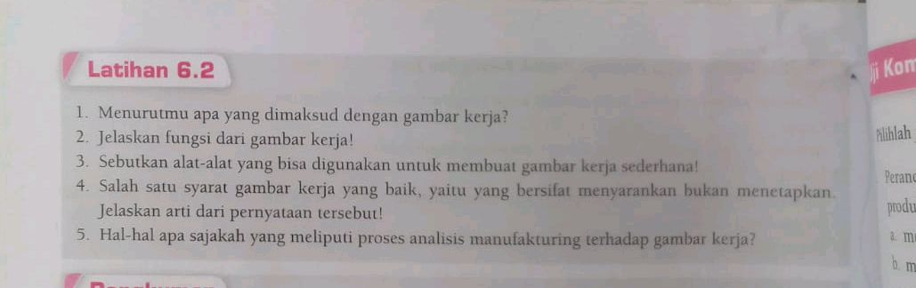 1. Menurutmu apa yang dimaksud dengan gambar | StudyX
