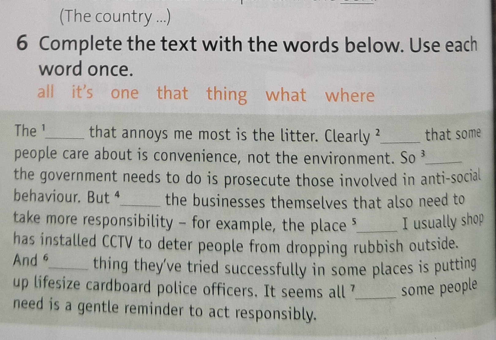 6 Complete the text with the words below. | StudyX
