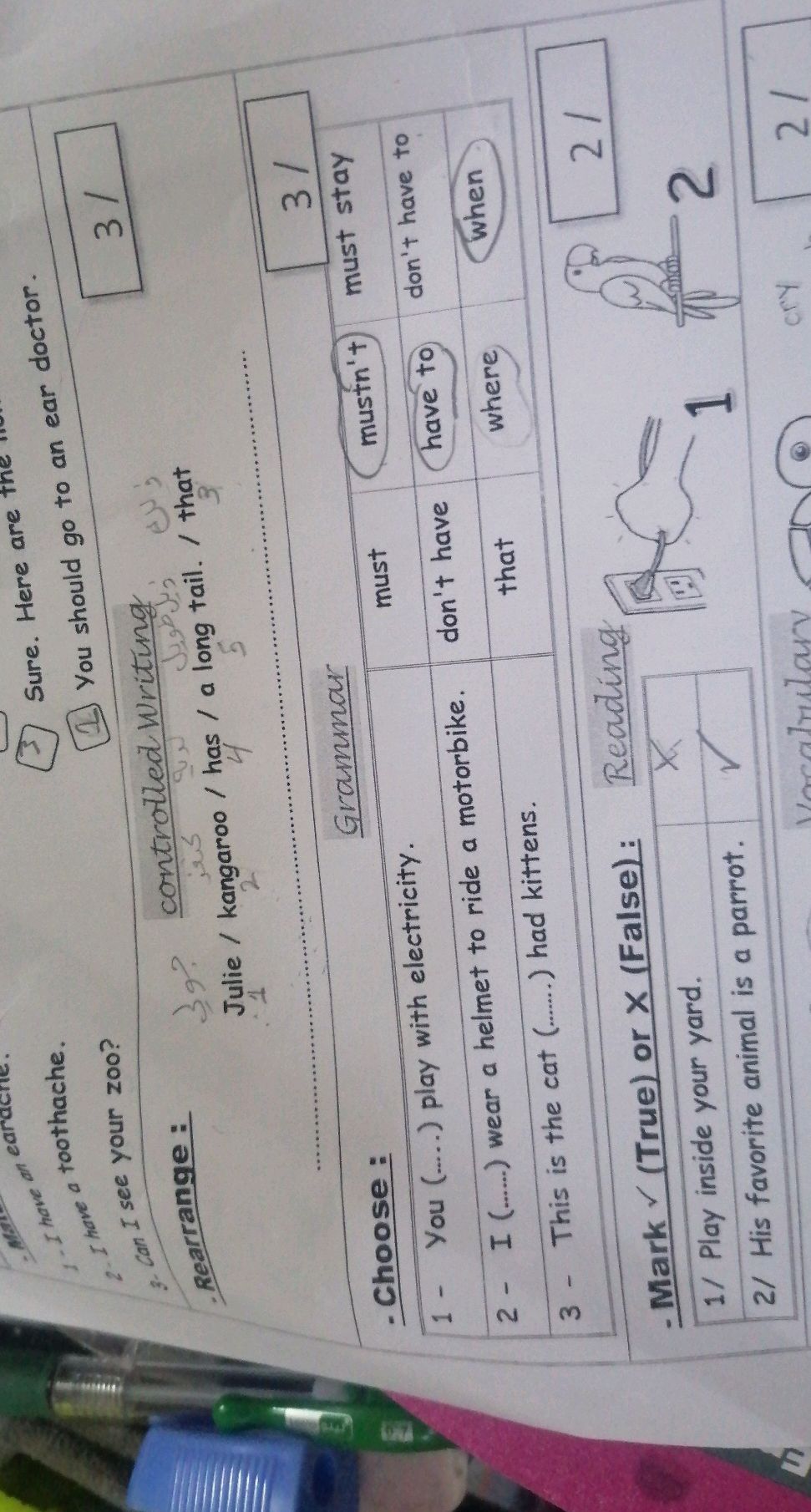 - Rearrange: 1. You should go to an ear | StudyX