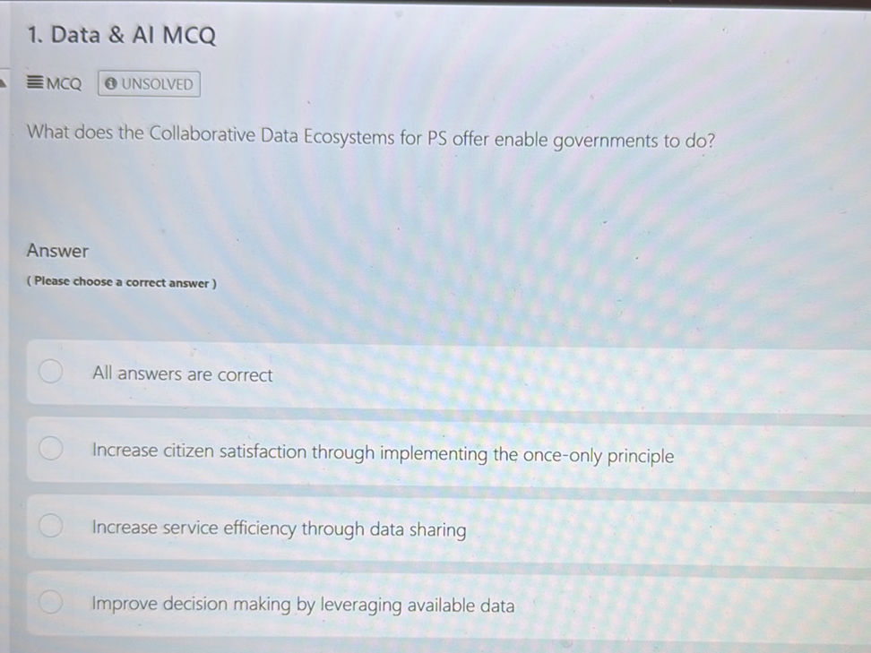 What does the Collaborative Data Ecosystems | StudyX