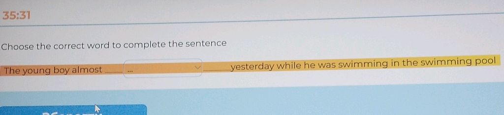 Choose the correct word to complete the | StudyX
