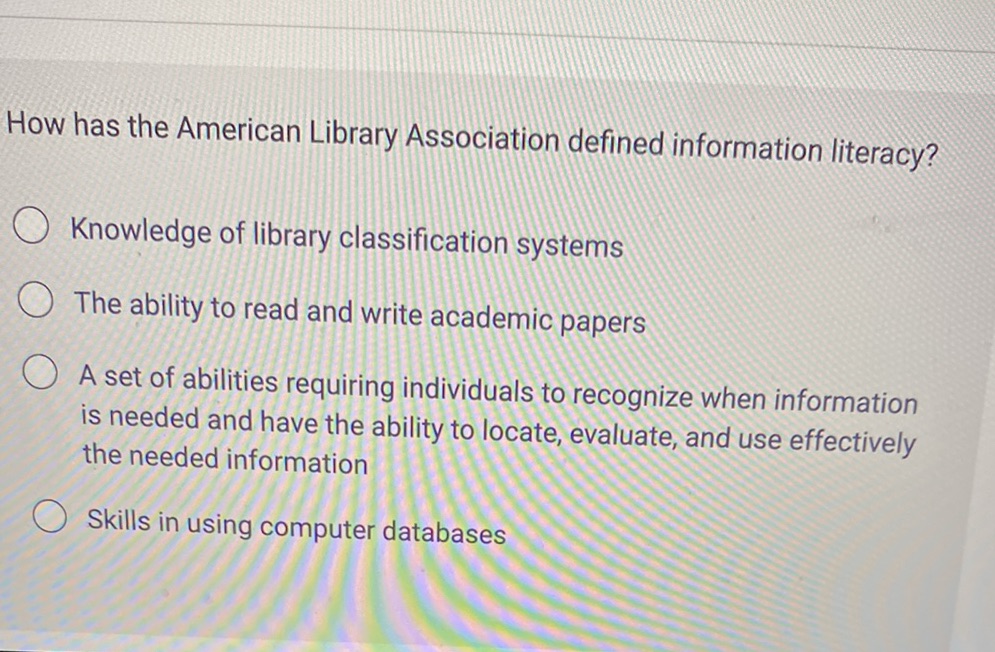How has the American Library Association | StudyX