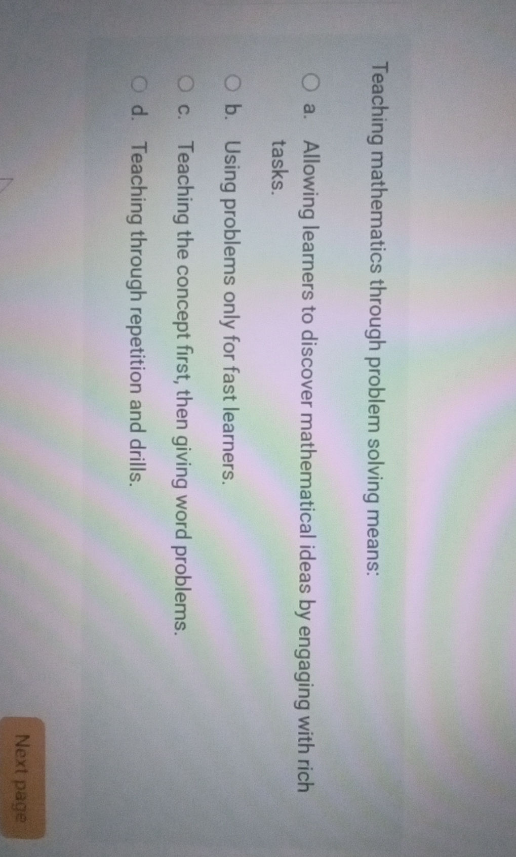 Teaching mathematics through problem solving | StudyX