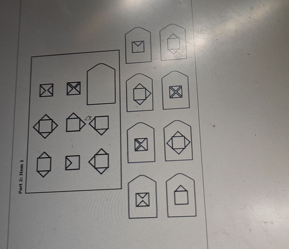 The image presents a pattern recognition | StudyX