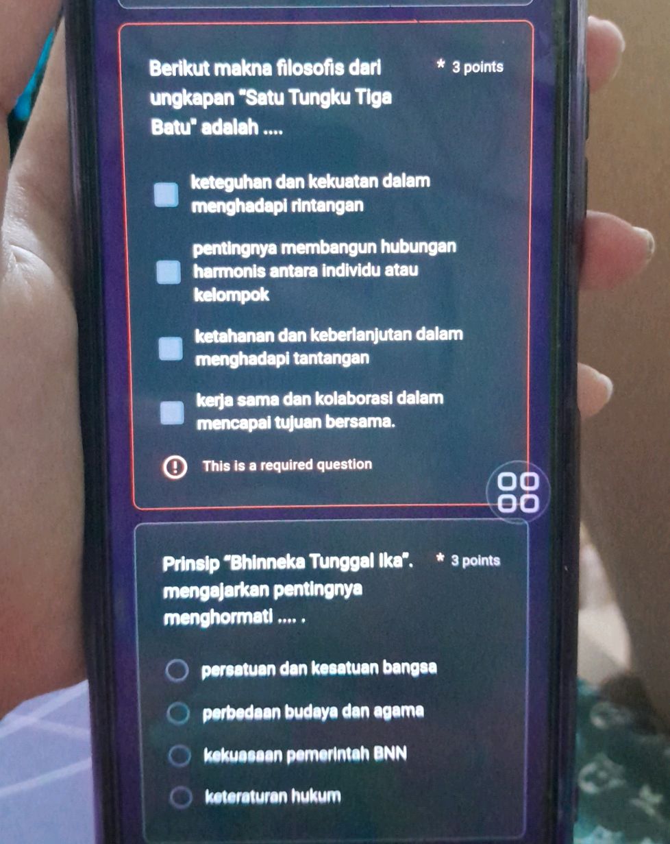 Berikut makna filosofis dari ungkapan "Satu | StudyX