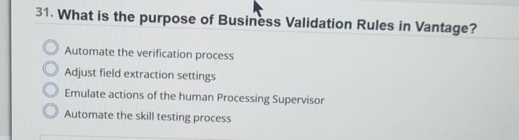 What is the purpose of Business Validation
