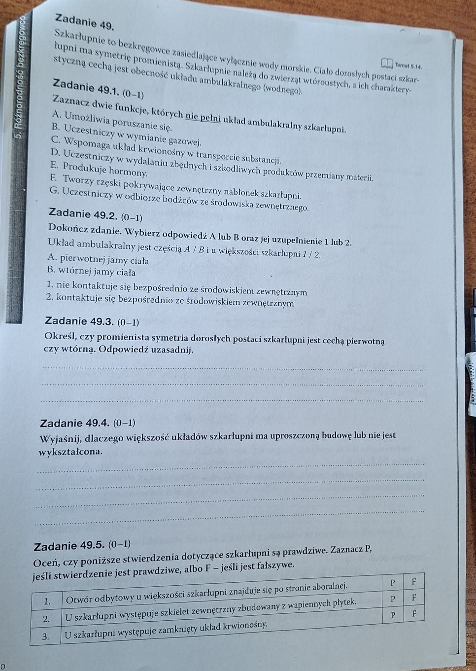 Zadanie 49. Zaznacz dwie funkcje, których | StudyX