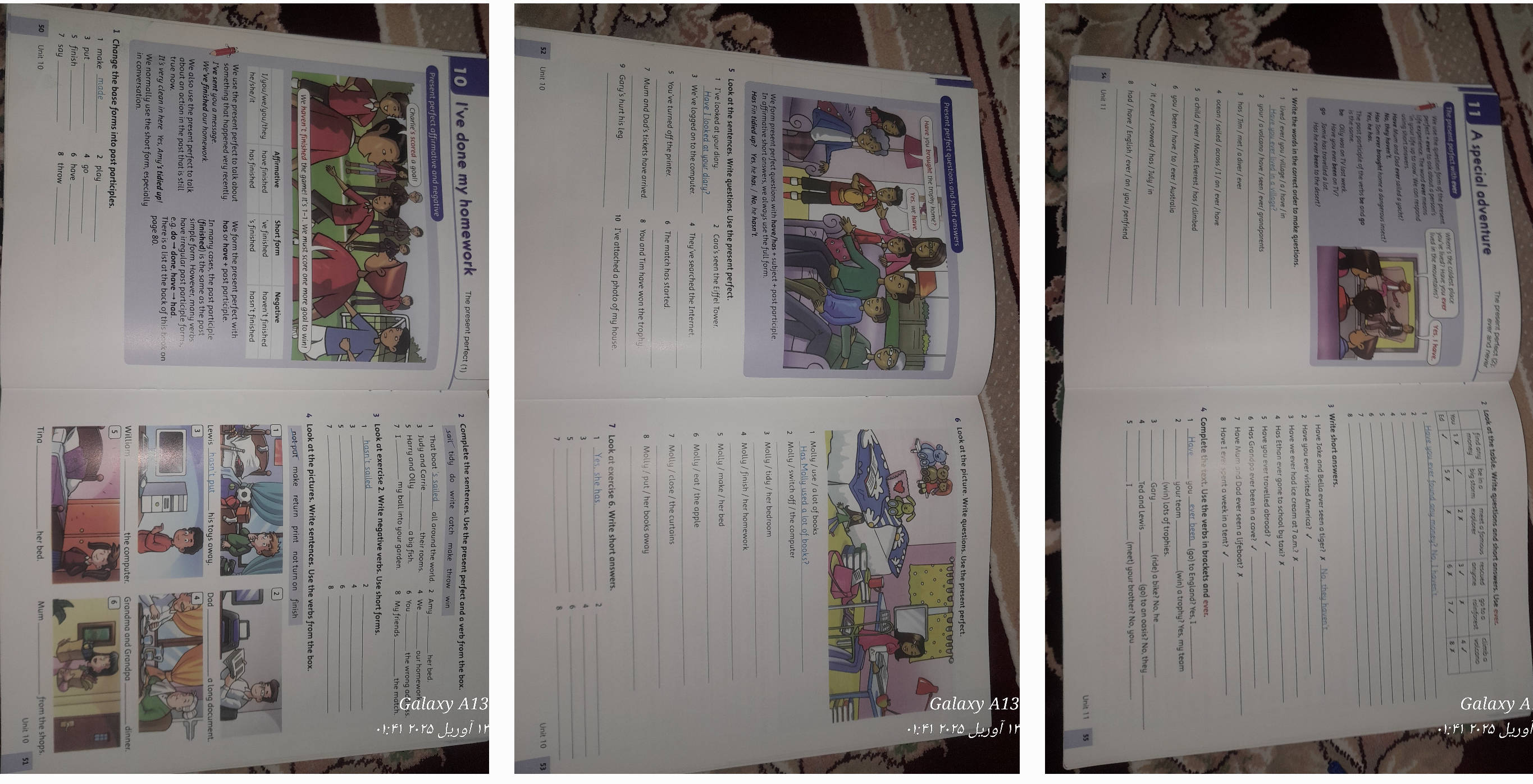 1 Change the base forms into past | StudyX