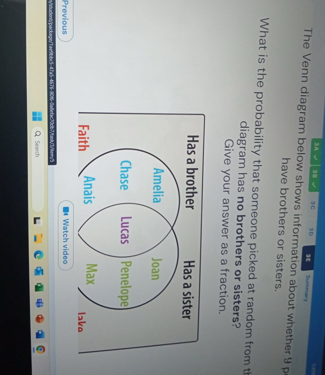 The Venn diagram below shows information | StudyX