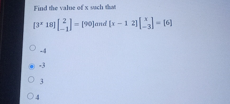 Solve Such That Math Find the value of x such that $ 3^x 18 \ | StudyX