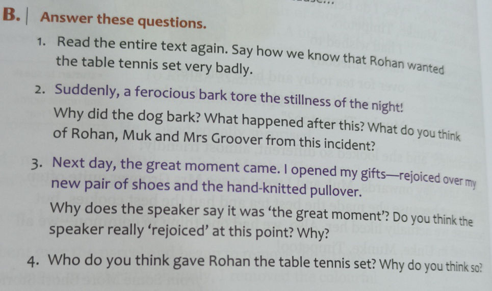 1. Read the entire text again. Say how we | StudyX