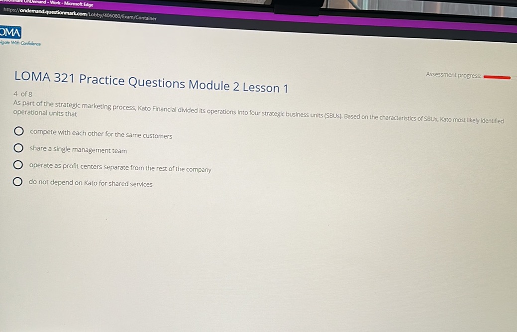 LOMA 321 Practice Questions Module 2 Lesson | StudyX