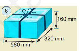 The image shows a 3D box with dimensions | StudyX