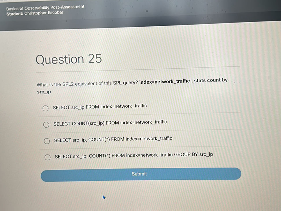 What is the SPL2 equivalent of this SPL | StudyX