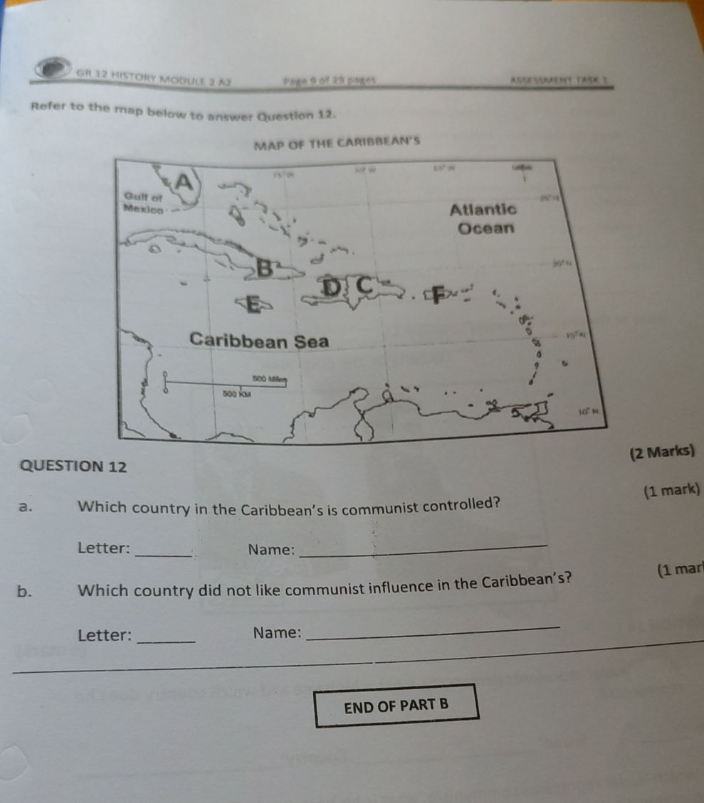 Refer to the map below to answer Question | StudyX