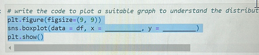 # write the code to plot a suitable graph to | StudyX