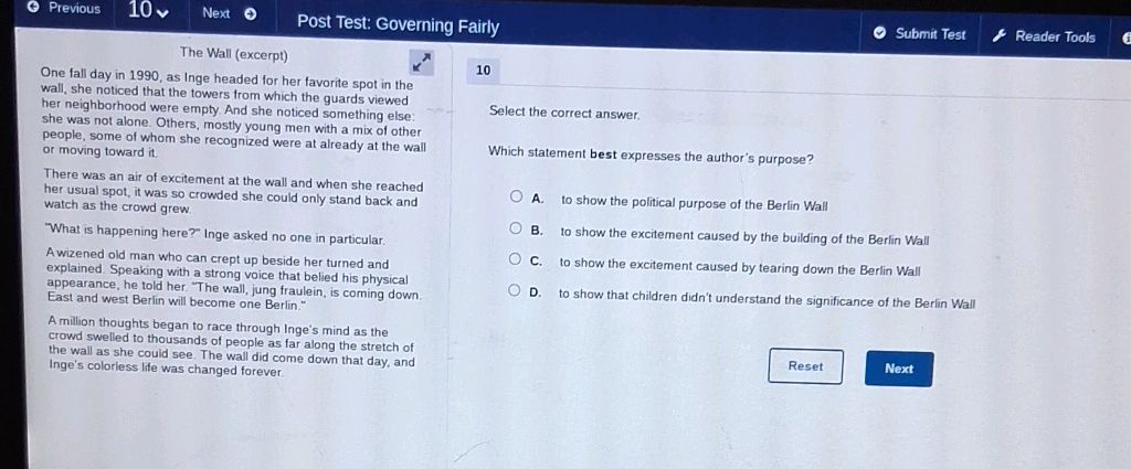 Select the correct answer. Which statement | StudyX
