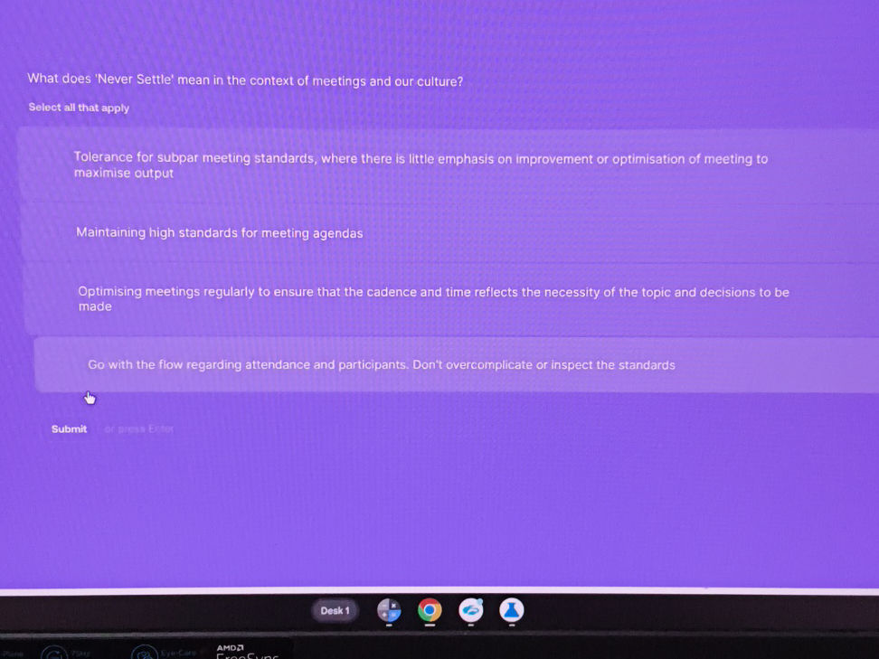 What Does Never Settle Mean In The Context StudyX