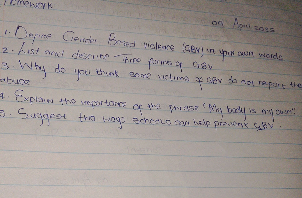1 Define Gender Based Violence GBV In StudyX 1 define gender based violence gbv in studyx