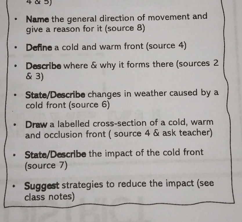 Name the general direction of movement and | StudyX
