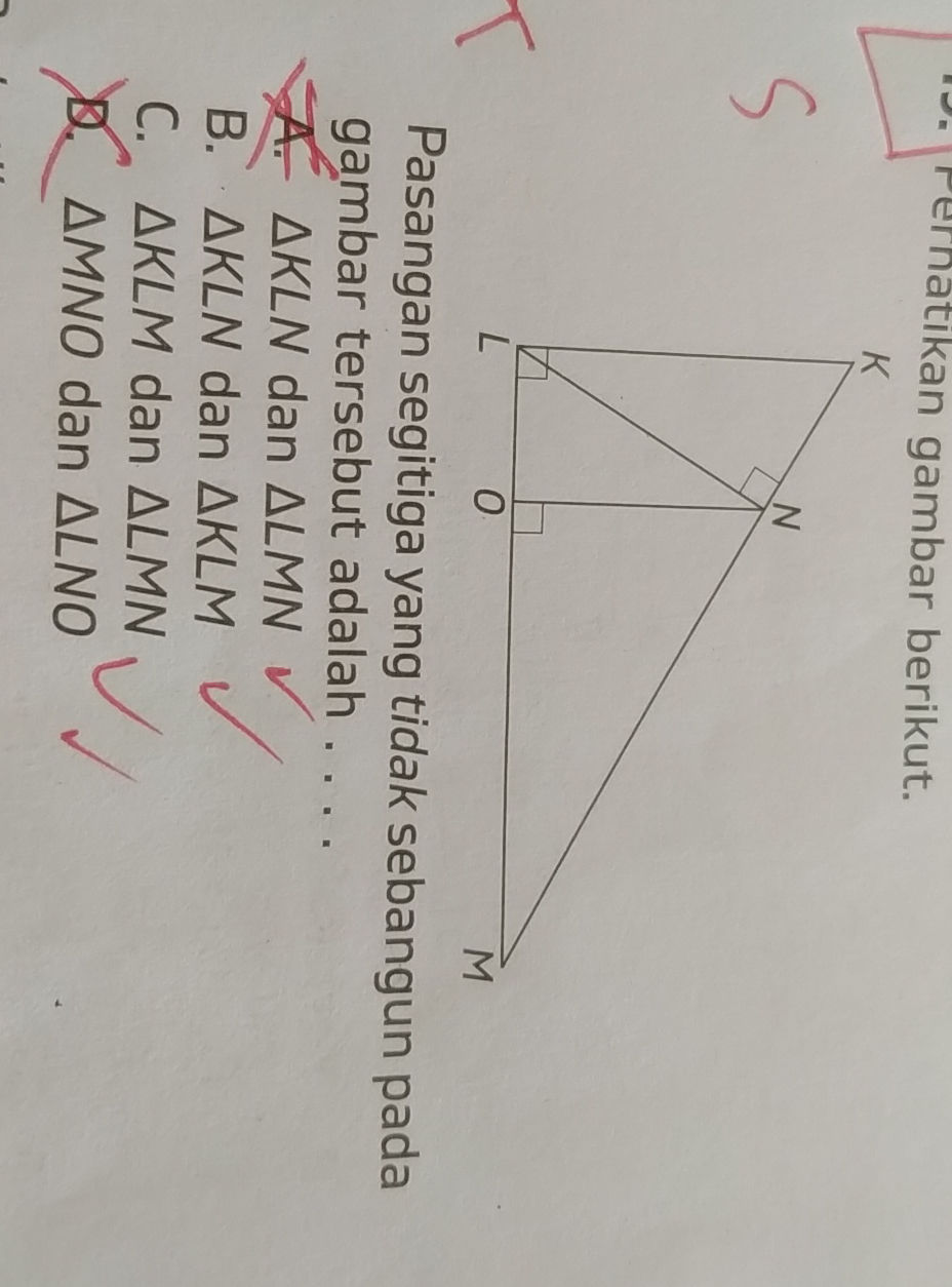 Perhatikan gambar berikut. Pasangan | StudyX
