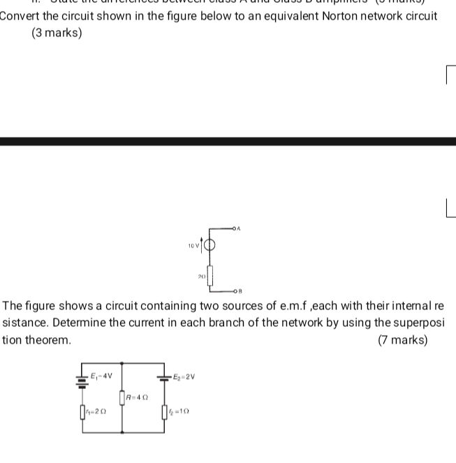 Convert the circuit shown in the figure | StudyX