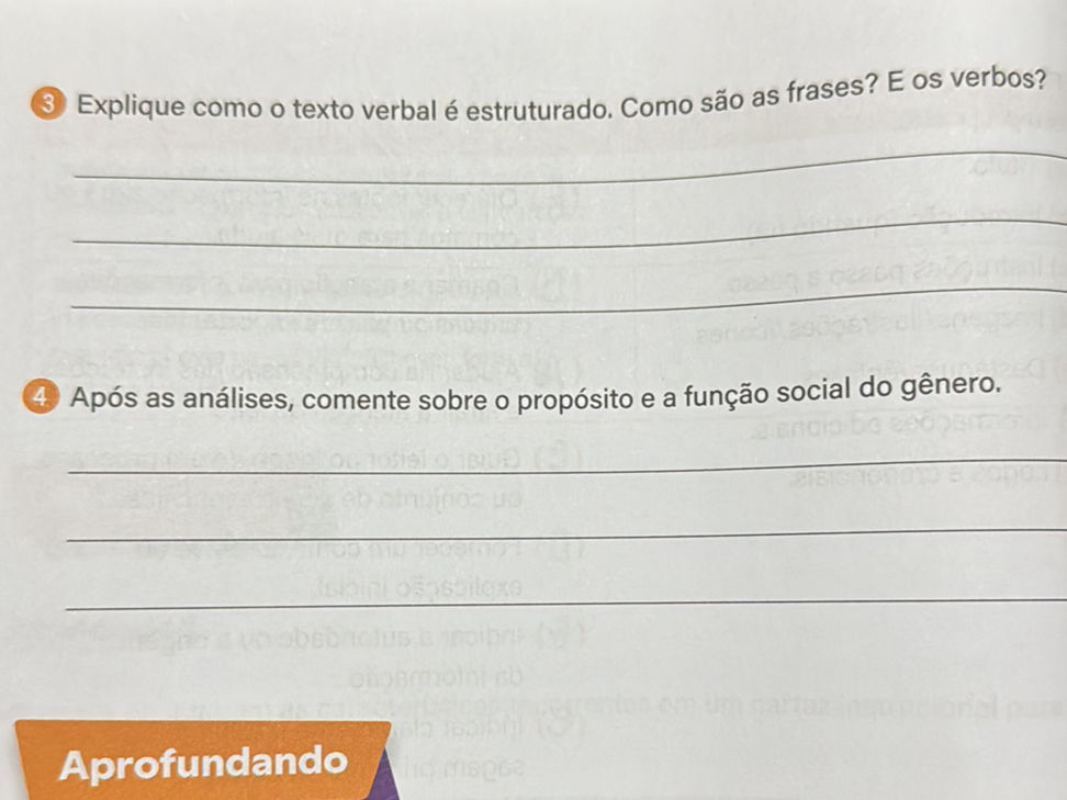 3 Explique como o texto verbal é | StudyX